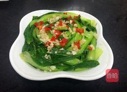 蒜末青菜的做法图解3