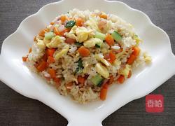 南瓜蛋炒饭的做法图解6