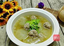 肉丸子冬瓜汤的做法图解7