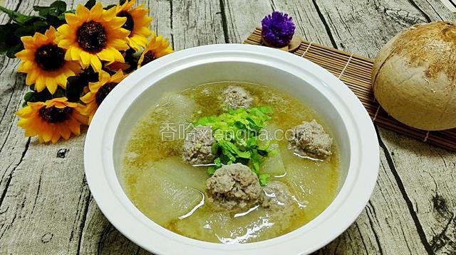 肉丸子冬瓜汤