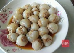 肉酿荔枝的做法图解4