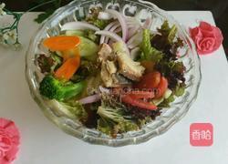 三文鱼蔬菜沙拉的做法图解4