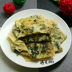 紫苏虾米鸡蛋饼的做法[图]