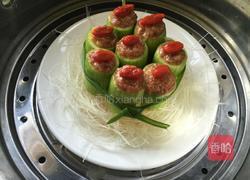蒜蓉粉丝丝瓜酿的做法图解13