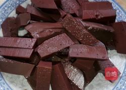 爆炒羊血的做法图解1