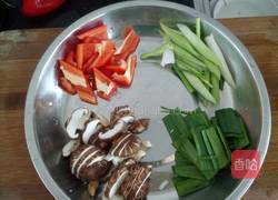 花菇炒腊肉的做法图解2