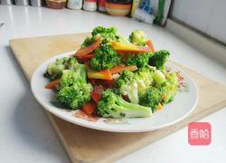 清炒西兰花胡萝卜的做法图解9