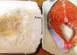 蒜香烤三文鱼的做法图解1