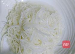 清脆白萝卜丝的做法图解4