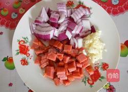 火腿炒西兰花的做法图解2