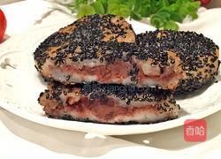 黑芝麻糯米饼的做法图解9