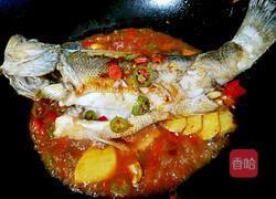 紅燒鱸魚的做法圖解10