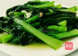 蒜蓉炒菜心的做法图解5