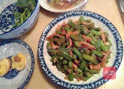 肉丝辣椒丝炒四季豆的做法图解8