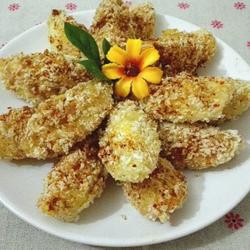 面包糠炸鸡蛋的做法[图]