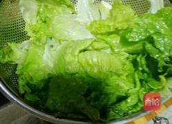 蒜容蚝油炒生菜的做法图解1