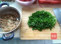 葱苗猪肉馅包子的做法图解2