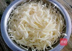土豆丝炒肉的做法图解2