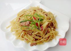 土豆丝炒肉的做法图解11