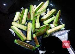 绿茄子烧豆角的做法图解4