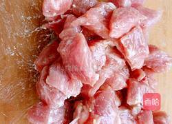 肉炒三丁的做法图解2