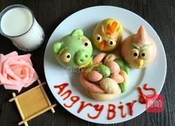 愤怒的小鸟馒头的做法图解9