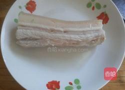 青椒炒回锅肉的做法图解2