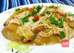 快手菜～冬瓜炒腐竹的做法图解4