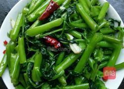 爆炒空心菜的做法图解3