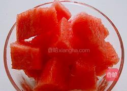 柠香西瓜汁的做法图解1