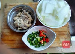 鸡肉炒冬瓜的做法图解1
