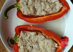 甜椒百合蒸剁肉的做法图解4