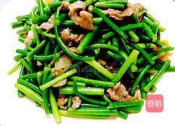 牛肉炒蒜苗的做法图解6