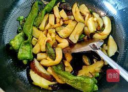 回锅茄条青椒的做法图解5