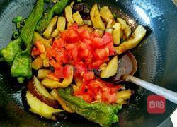 回锅茄条青椒的做法图解6