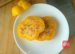 彩椒圈煎饭的做法图解7