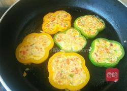 彩椒圈煎饭的做法图解6