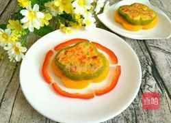 彩椒圈煎饭的做法图解9