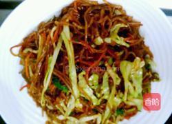 卷心菜炒苕粉丝的做法图解16