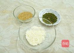 藜麦绿豆糯米粥的做法图解1