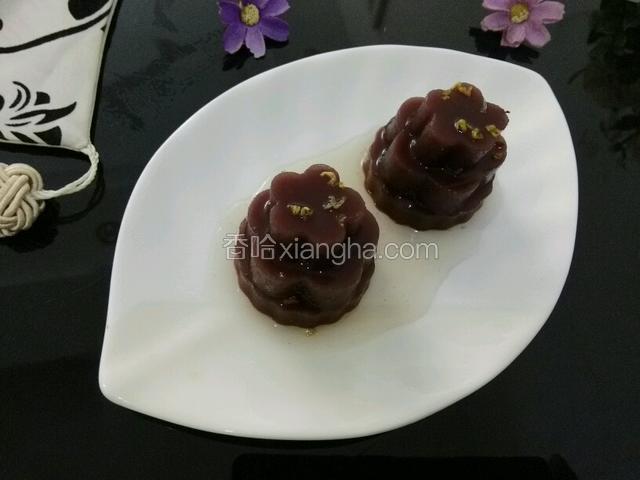 桂花紫薯糕