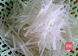 萝卜丝炒小虾的做法图解3