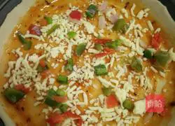 Illustration of how to make bacon pizza 7