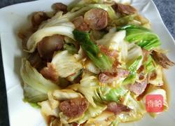 卷心菜腊肠炒卷心菜的做法图解5