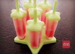 西瓜味冰棒的做法图解4