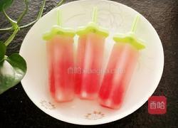 西瓜味冰棒的做法图解6