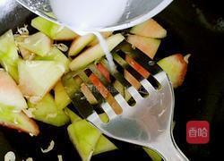 虾米炒瓜皮的做法图解5