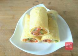 三彩鸡蛋卷的做法图解10