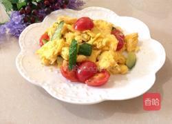 圣女果黄瓜炒蛋的做法图解8