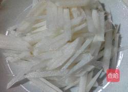 炒白萝卜丝的做法图解2
